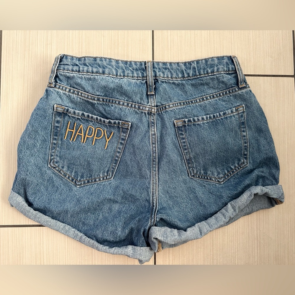 High rise mom shorts